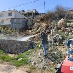 ADIYAMAN (PERRE) - Şeriban ÖZÇAKMAK - Adıyaman'ın Gölbaşı ilçesinde yaz aylarında sivrisinek ve haşere oluşumunun önüne geçmek amacıyla dere yatakları, su birikintileri ve sulak alanlarda larva ilaçlama çalışmaları aralı...