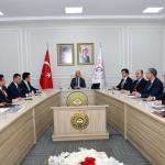 ADIYAMAN (PERRE) - Şeriban ÖZÇAKMAK - Cumhurbaşkanı Recep Tayyip Erdoğan'ın 15 Kasım'daki Adıyaman programı öncesi, Güvenlik ve Koordinasyon Toplantısı yapıldı.