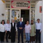 ADIYAMAN (PHA) - Adıyaman İl Millî Eğitim Müdürü Ali Tosun, Fatma Uslu Anaokulu öğrenci ve öğretmenleriyle bir araya geldi.