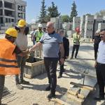 ADIYAMAN (PHA) - Fatma Didar YILDIRIM -| AK Parti Adıyaman Milletvekili Hüseyin Özhan, Besni’de yapımı devam eden yatırımları yerinde inceledi.