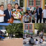 ADIYAMAN (PHA) - Adıyaman İl Millî Eğitim Müdürü Ali Tosun, Fatma Uslu Anaokulu öğrenci ve öğretmenleriyle bir araya geldi.