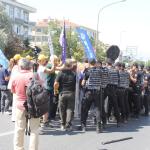 ANKARA (PHA) - Murat KAYIŞ - Kamu Emekçileri Sendikaları Konfederasyonu (KESK), İsrail’in Gazze’de sürdürdüğü saldırıları ve Birleşmiş Milletler’in (BM) raporlarına yansıyan kıtlık gerçeğini protesto etmek için İsrail Bü...