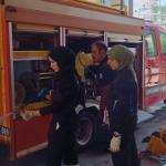 ADIYAMAN (PHA) - Fatma Didar YILDIRIM - Adıyaman Belediyesi İtfaiye Müdürlüğü’nde 2025 yılı staj döneminde görev yapan kadın stajyerler, yangın, kurtarma ve acil durum tatbikatlarında sergiledikleri cesaretle dikkat çekt...