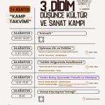 AYDIN (PHA) - Murat KAYIŞ - Didim’de bu yıl üçüncüsü düzenlenecek olan Düşünce Kültür ve Sanat Kampı, 23–24 Ağustos tarihlerinde sanatseverleri bir araya getirecek.