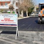 ADIYAMAN (PERRE) - Şeriban ÖZÇAKMAK - Adıyaman Belediyesi, altyapı çalışmaları tamamlanan Yenimahalle'de asfalt serimine başladı.