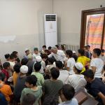 ADIYAMAN (PHA) - Mustafa KAMIŞ - Kahta Belediye Başkanı Mehmet Can Hallaç, ilçede faaliyet gösteren bir Kur’an Kursu’nu ziyaret ederek hafızlık eğitimi alan öğrencilerle bir araya geldi.