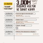 AYDIN (PHA) - Murat KAYIŞ - Didim’de bu yıl üçüncüsü düzenlenecek olan Düşünce Kültür ve Sanat Kampı, 23–24 Ağustos tarihlerinde sanatseverleri bir araya getirecek.