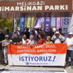 ADIYAMAN (PHA) - Kamu Emekçileri Sendikaları Konfederasyonu (KESK), hükümetin 8’inci dönem toplu sözleşme görüşmelerinde sunduğu zam teklifini yetersiz bulduklarını açıklayarak Türkiye genelinde iş bırakma eylemi gerçekl...
