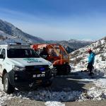 ADIYAMAN (PERRE) - Şeriban ÖZÇAKMAK - Adıyaman'ın Kahta ilçesinde, 2 bin 206 metre yükseklikte bulunan Nemrut Dağı'nda görev yapan güvenlik görevlisi rahatsızlanınca, Ulusal Medikal Kurtarma Ekibi (UMKE) ekipleri tarafın...