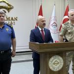 ADIYAMAN (PHA) - Fatma Didar YILDIRIM- Adıyaman Valisi Osman Varol’un başkanlığında düzenlenen güvenlik ve asayiş toplantısında son bir aya ilişkin kapsamlı bir değerlendirme yapıldı.