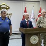 ADIYAMAN (PHA) - Fatma Didar YILDIRIM- Adıyaman Valisi Osman Varol’un başkanlığında düzenlenen güvenlik ve asayiş toplantısında son bir aya ilişkin kapsamlı bir değerlendirme yapıldı.