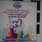 ADIYAMAN (PERRE) - Murat KAYIŞ - Kamu Emekçileri Sendikaları Konfederasyonu'nun (KESK) 30'uncu kuruluş yıldönümü, Adıyaman Belediyesi Abdülhamit Han Kültür Merkezi'nde düzenlenen dayanışma gecesiyle kutlandı.