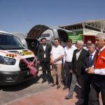 ADIYAMAN (PHA) - Mustafa KAMIŞ – Kahta Belediyesi, ilçeye daha güçlü ve etkin hizmet sunmak amacıyla, tarihinde ilk kez gerçekleştirilen en büyük araç alımıyla 17 yeni aracı filosuna kattı.