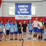 ADIYAMAN (PHA) - Mustafa KAMIŞ - Kahta Belediyesi’nin öncülüğünde; Kahta Kaymakamlığı, İlçe Millî Eğitim Müdürlüğü ve Gençlik ve Spor İlçe Müdürlüğü iş birliğiyle düzenlenen Yaz Spor Okulları, çocukların yaz tatilini ver...