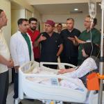ADIYAMAN (PHA) - Adıyaman Eğitim ve Araştırma Hastanesi’nde, 57 yaşındaki kadın hastaya pankreasın kuyruk (kaudal) bölgesinde tespit edilen yaklaşık 5 cm çapındaki müsinöz kistadenokarsinom nedeniyle dalak koruyucu lapar...