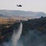 ADIYAMAN (PHA) - Adıyaman’ın Gerger ilçesinde ormanlık alanda çıkan yangın, havadan yapılan müdahale sonucu kontrol altına alındı.