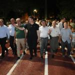 ADIYAMAN (PHA) - 6 Şubat depremlerinin ardından geçici barınma alanı olarak kullanılan ve büyük ölçüde tahrip olan Yenimahalle’deki 75.