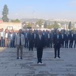 ADIYAMAN (PERRE) - Şeriban ÖZÇAKMAK - Adıyaman'da 19 Ekim Muhtarlar Günü, Atatürk Anıtı önünde düzenlenen törenle kutlandı.