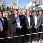 ADIYAMAN (PERRE) - Şeriban ÖZÇAKMAK - Adıyaman Belediye Başkanı Abdurrahman Tutdere, Karapınar Mahallesi'nde Ankara Büyükşehir Belediyesi iş birliğiyle yapılacak Atatürk Parkı'nın temelini attı.