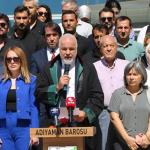 ADIYAMAN (PHA) - Şeriban ÖZÇAKMAK – Adıyaman Barosu, yeni adli yılın başlaması dolayısıyla basın açıklaması gerçekleştirdi.