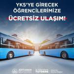 ADIYAMAN (PHA) - Mustafa TEKİN - Adıyaman Belediyesi, 21-22 Haziran 2025 tarihlerinde gerçekleştirilecek Yükseköğretim Kurumları Sınavı (YKS) kapsamında sınava girecek öğrenciler için ücretsiz ulaşım desteği sağlayacağın...