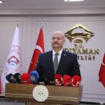 ADIYAMAN (PERRE) - Şeriban ÖZÇAKMAK-Berfin GÜRBÜZ-Sibe TURAN - Cumhurbaşkanlığı Kararnamesi ile Adıyaman Valiliği görevine atanan Abdullah Küçük, düzenlenen karşılama programıyla görevine başladı.
