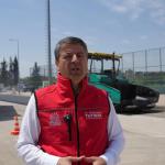 ADIYAMAN (PERRE) - Sibel TURAN- Adıyaman'da, altyapı çalışmaları tamamlanan Karaali Caddesi'nde asfalt serimine başladı.