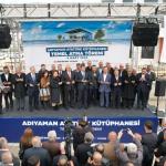 ADIYAMAN (PERRE) - Şeriban ÖZÇAKMAK - Adıyaman Belediye Başkanı Abdurrahman Tutdere'nin girişimleriyle kente kazandırılan Atatürk Kütüphanesi'nin temeli düzenlenen törenle atıldı.