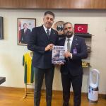 ADIYAMAN (PERRE) - Şeriban ÖZÇAKMAK - Uyuşturucu ile Mücadele Federasyonu (UMFED) tarafından yayımlanan UMFED Empati Dergisinin ilk sayısı kapsamında Ankara'da geniş kapsamlı ziyaretler ve resmi dağıtım programı gerçekle...