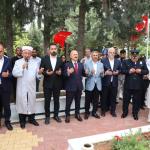 ADIYAMAN (PHA) - Adıyaman’da, 15 Temmuz Demokrasi ve Millî Birlik Haftası etkinlikleri kapsamında 15 Temmuz ve Deprem şehitlerine dualarla anıldı.