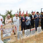ADIYAMAN (PHA) - Adıyaman’da, 15 Temmuz Demokrasi ve Millî Birlik Haftası etkinlikleri kapsamında 15 Temmuz ve Deprem şehitlerine dualarla anıldı.