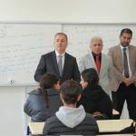 ADIYAMAN (PERRE) - Şeriban ÖZÇAKMAK - Adıyaman İl Milli Eğitim Müdürü Ali Tosun, güçlendirme ve yenileme çalışmaları tamamlanan Adıyaman Lisesi'ni ziyaret etti.