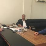 ADIYAMAN (PERRE) - (Şevket BOZKURT) - Adıyaman Esnaf ve Sanatkarlar Odaları Birliği (AESOB) Başkanı Ziya Duranay, Adıyaman Yemeniciler ve Ayakkabıcılar Odası Başkanı Rıfat Arık ile birlikte Kahta Esnaf ve Sanatkarlar Oda...
