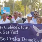ADIYAMAN (PHA) - Murat KAYIŞ – Şeriban ÖZÇAKMAK – Adıyaman Emek ve Demokrasi Platformu tarafından, 1 Eylül Dünya Barış Günü dolayısıyla yürüyüş düzenlendi.