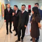 ADIYAMAN (PERRE) - Şeriban ÖZÇAKMAK - Kahta Fen Lisesi Resim Öğretmeni Rukiye Peyzo'nun solo sergisi, Kütüphane Haftası etkinlikleri kapsamında sanatseverlerle buluştu.