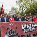 ANKARA (PERRE) - (Berfin GÜRBÜZ) - Cumhuriyet Halk Partisi Genel Başkanı Özgür Özel, 19 Mayıs Atatürk'ü Anma, Gençlik ve Spor Bayramı kapsamında CHP Gençlik Kolları tarafından Ankara'da düzenlenen 19 Mayıs Gençlik Kortej...