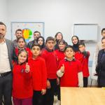 ADIYAMAN (PERRE) - Sibel TURAN- Adıyaman'ın Kahta ilçesinde, Kahta Mevlana Ortaokulu Özel Eğitim Sınıfı öğrencileri öğretmenleri eşliğinde Kahta Devlet Hastanesi'ni ziyaret etti.