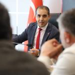 ADIYAMAN (PERRE) - Sibel TURAN-Adıyaman Muhtarlar Federasyonu Başkanı Abdülkadir Geylani Taş ve yönetim kurulu üyeleri, İl Sağlık Müdürü Prof.