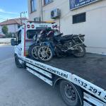 SAKARYA (PHA) - Hasan GÜLER – Sakarya'nın Karapürçek ilçesinde, İlçe Emniyet Müdürlüğünce düzenlenen "Huzur Güven" uygulamaları kapsamında, 3 ayda 197 motosiklet denetlendi, 45'ine 453 bin TL ceza kesildi, 8'i trafikten...