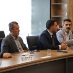 ADIYAMAN (PERRE) - Sibel TURAN-Adıyaman Muhtarlar Federasyonu Başkanı Abdülkadir Geylani Taş ve yönetim kurulu üyeleri, İl Sağlık Müdürü Prof.