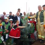 ADIYAMAN (PERRE) - Şeriban ÖZÇAKMAK- Cumhurbaşkanı Recep Tayyip Erdoğan'ın himayelerinde, Tarım ve Orman Bakanlığı koordinasyonunda yürütülen 11 Kasım Milli Ağaçlandırma Günü - Yeşil Vatan Seferberliği kapsamında, Adıyam...