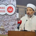 ULUSAL (PERRE) - Sibel TURAN- Diyanet İşleri Başkanı Safi Arpaguş, Mekke Din Hizmetleri Ataşeliğinde düzenlenen 2026 Yılı Hac Dönemi Basın Toplantısında konuştu.