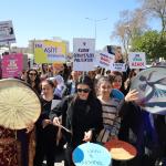 ADIYAMAN (PERRE) - Şeriban ÖZÇAKMAK - Adıyaman Kadın Platformu öncülüğünde 8 Mart Dünya Kadınlar Günü kapsamında yürüyüş ve basın açıklaması gerçekleştirildi.