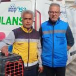 ADIYAMAN (PERRE) - Sibel TURAN-Adıyaman'ın Altınşehir Mahallesi'nde bir çöp konteynerının yanında terk edilmiş halde bulunan kediler, vatandaşların 153 Çağrı Merkezi'ne yaptığı ihbar üzerine ekipler tarafından kurtarıldı...