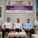 ADIYAMAN (PHA) - Fatma Didar YILDIRIM – AK Parti Teşkilat Başkan Yardımcısı ve Adıyaman Milletvekili Mustafa Alkayış, İl Başkanı Faruk Bülent Kablan ve Merkez İlçe Başkanı Mehmet Fatih Olgun ile birlikte Altınşehir Mahal...