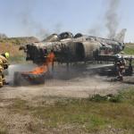 MALATYA (PERRE) - Sibel TURAN-Malatya 7'nci Ana Jet Üs Komutanlığımızın koordinesinde, kurumlar arası iş birliğini ve acil durum müdahale kapasitesini geliştirmek amacıyla "Uçak Yangınına Müdahale Tatbikatı" icra edildi.