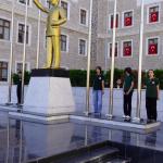 ADIYAMAN (PERRE) - Şeriban ÖZÇAKMAK-Berfin GÜRBÜZ - 23 Nisan Ulusal Egemenlik ve Çocuk Bayramı kapsamında Adıyaman'da düzenlenen törende, milli egemenliğin 106.