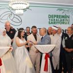 ADIYAMAN (PHA) - Cumhurbaşkanı Recep Tayyip Erdoğan’ın 2025 yılını “Aile Yılı” ilan etmesi dolayısıyla, 6 Şubat depremlerinden ağır yara alan Adıyaman’da gençlerin yuva kurmalarına destek olmak amacıyla örnek bir etkinli...