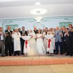 ADIYAMAN (PHA) - Cumhurbaşkanı Recep Tayyip Erdoğan’ın 2025 yılını “Aile Yılı” ilan etmesi dolayısıyla, 6 Şubat depremlerinden ağır yara alan Adıyaman’da gençlerin yuva kurmalarına destek olmak amacıyla örnek bir etkinli...