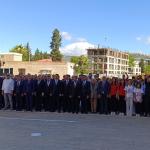 ADIYAMAN (PERRE) - Berfin GÜRBÜZ-Şeriban ÖZÇAKMAK - Adıyaman'da 19 Mayıs Atatürk'ü Anma, Gençlik ve Spor Bayramı dolayısıyla düzenlenen program, Atatürk Anıtı'na çelenk sunulmasıyla başladı.
